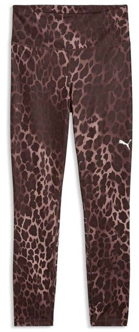 Puma W Tad Essential Spotted Haze Tight – HW 7 8 Damen-Sportleggings – Schokoladenbraun