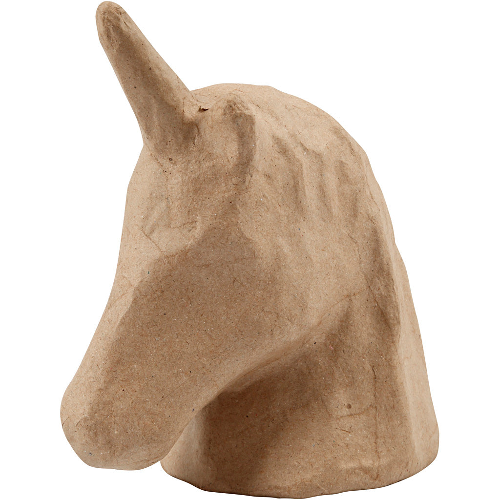 Creativ Company Einhornkopf aus Pappmaché