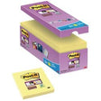Post-it-Haftnotizen, 16 x 90 Blatt, 76 x 76 mm, blanko, kanariengelb