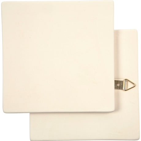 Creativ Company Kunstfliese, Größe 13x13 cm, Stärke 7 mm, weiß, 1 Stück
