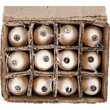 Creativ Company Ei, H: 6 cm, 12 Stück, 1 Box