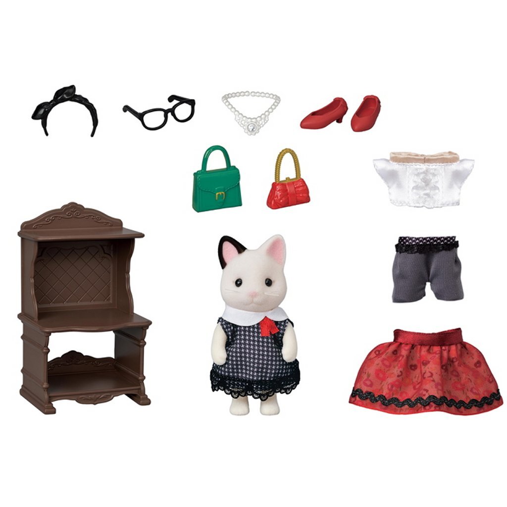 Sylvanian Families 5462 Modespielset Tuxedo Cat