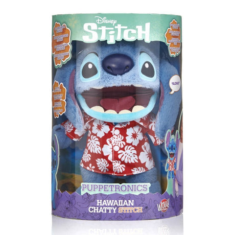 Wow stuff Disney Stitch Hawaiian Chatty Stitch Kuscheltier 30 cm + Sound