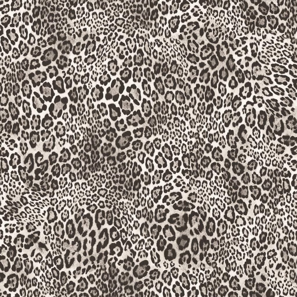 Nordwand Tapete Leopardendruck Schwarz