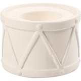 Creativ Company Kerzenständer, H: 6,6 cm, T 9,3 cm, Lochgröße 2,2 + 4 cm, weiß, 2 Stück 1 Box