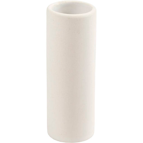 Creativ Company Vase, H: 11 cm, T 4 cm, weiß, 1 Stück