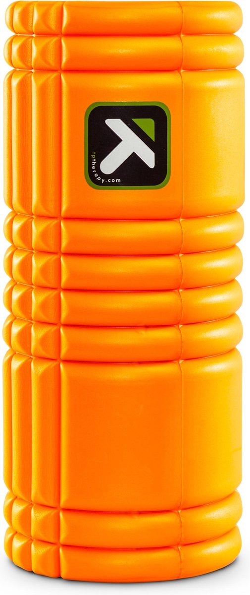 Triggerpoint – The Grid 1.0 Schaumstoffrolle – 33 cm – Orange – Schaumstoff – Massagerolle – Yoga – Pilates – Fitness