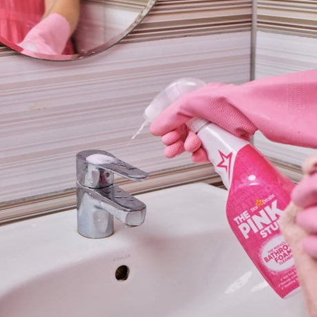 The Pink Stuff Badezimmer-Schaumreiniger 750 ml Spray | 4 Stück