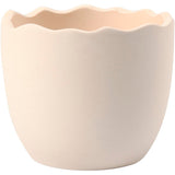 Creativ Company Blumentopf, H: 6,3 cm, T 7,5 cm, weiß, 24 Stück 1 Box