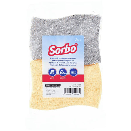 Kratzfreier Scheuerschwamm von Sorbo, 2 Stück