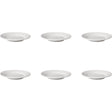 Mammoet Teller breiter Rand Budgetline Porzellan weiß 18 cm Set mit 6 Stück