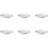 Mammoet Teller breiter Rand Budgetline Porzellan weiß 18 cm Set mit 6 Stück