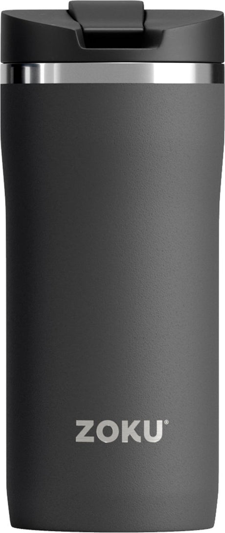 Zoku Thermosbecher, 355 ml, Edelstahl Polypropylen, BPA-frei, schwarz