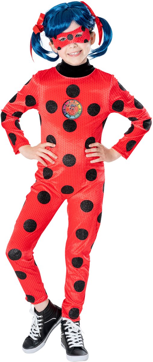 Rubies - Miraculous Ladybug Deluxe mit Perücke (3-4 Jahre)
