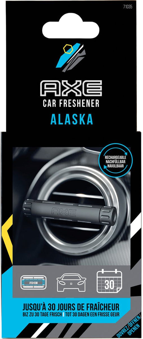 Axe Lufterfrischer Alaska Aluminium schwarz silber 3-teilig