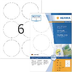 Herma Mobiliaretiketten rund 85 100 Blatt DIN A4 600 Stück 4478