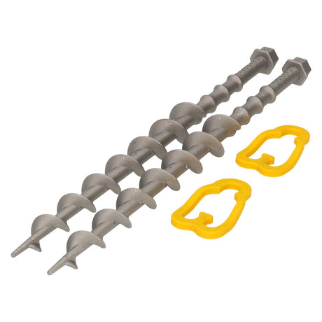 Alu-Camp-Schraubheringe 31 cm (2er-Set)