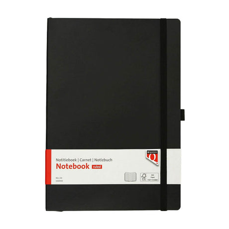 Quantore Notizbuch A4 Flex Line 192 Seiten 80gr schwarz