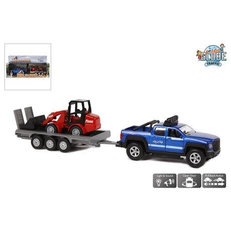 Kinderglobus Geländewagen mit Schaufel 30cm