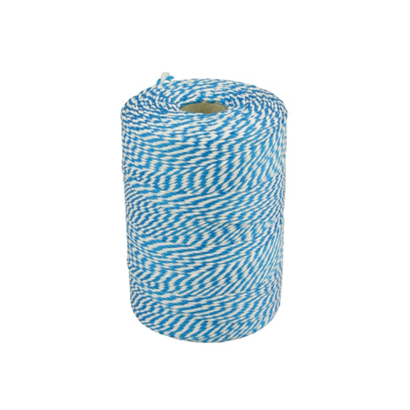 Quantore Seil Baumwolle 45 Meter 50gr blau weiß