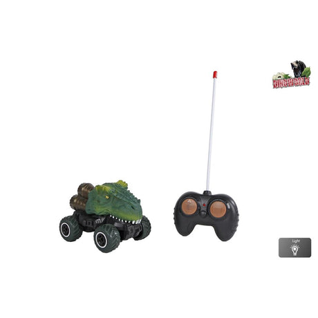 RC DinoWorld Dinosaurus RC Controllable Auto mit Licht, 12,5 cm