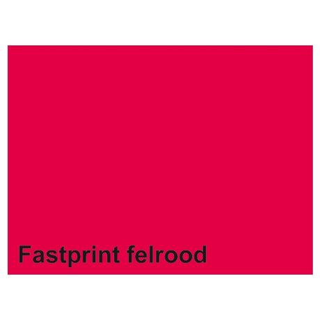 Quantore Kopierpapier Fastprint A4 80gr leuchtend rot 100 Blatt
