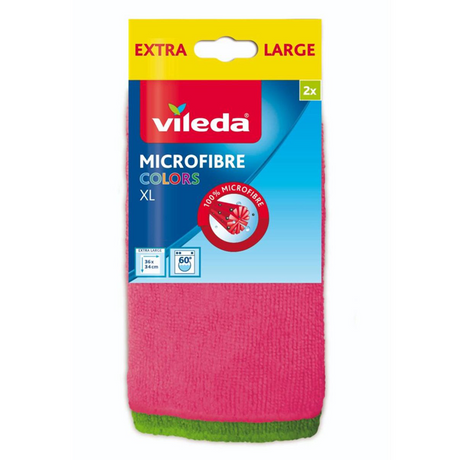 Vileda Mikrofasertuch Farben XL 2 Stück | 5 Stück