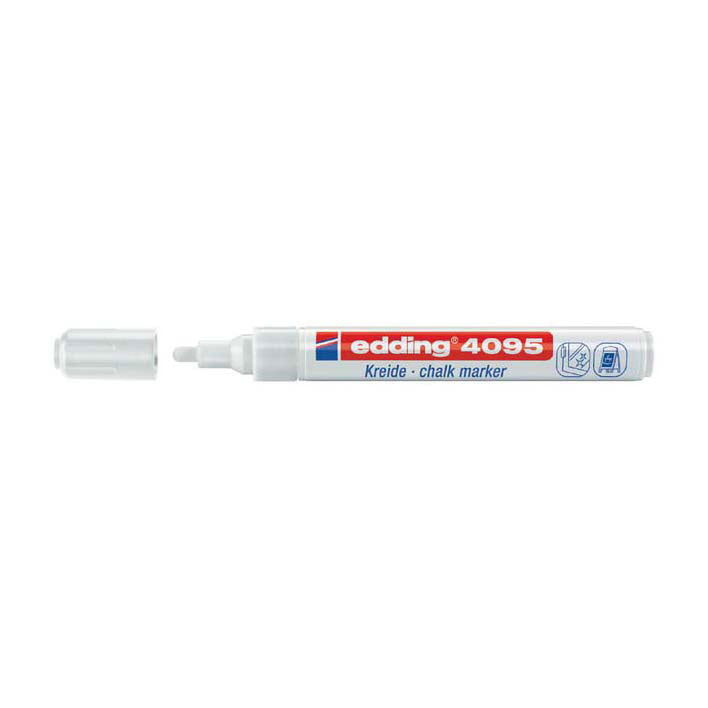 Quantore Kreidemarker edding weiß, 2 Stk.