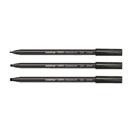 Quantore Kalligraphiestift schwarz, 3 Stk.