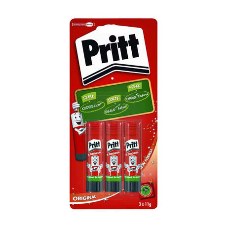 Quantore Klebestift Pritt Stick Original, 3 Stk.