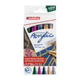 Quantore Acrylmarker edding metallic, 5 Stk.