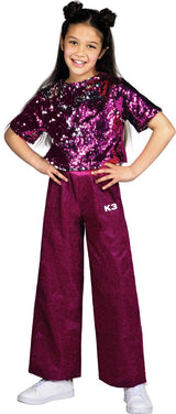 K3 Kostüm rosa, 3-5 Jahre