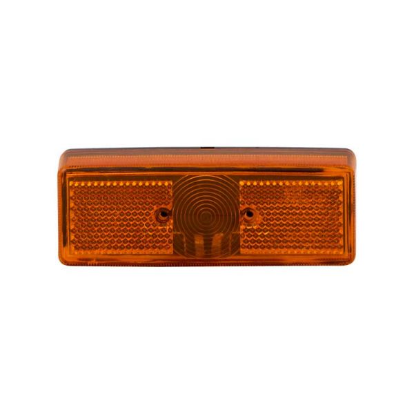 Aufbauleuchte rechteckig orange