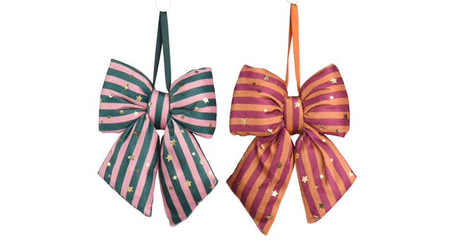Strik polyester 2col ass assortie l.4cm x w.15cm x h.19cm