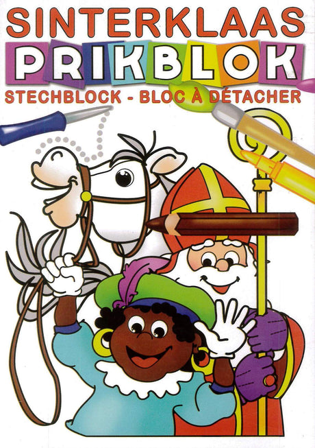 Sinterklaas-Nadelblock mit Nadel und Stechkissen.