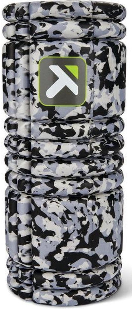 Triggerpoint – The Grid 1.0 Schaumstoffrolle – 33 cm – graues Camo – Schaumstoff – Massagerolle – Yoga – Pilates – Fitness