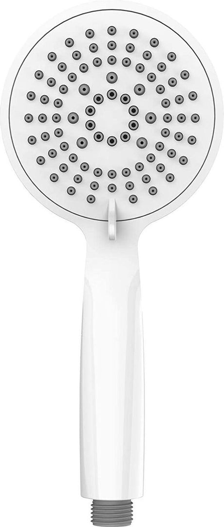 Wenko douchekop diameter 11cm 5 standen abs wit - handdouche - douchen - badkamer - douche - 5 standen - regendouche - waterbesparend