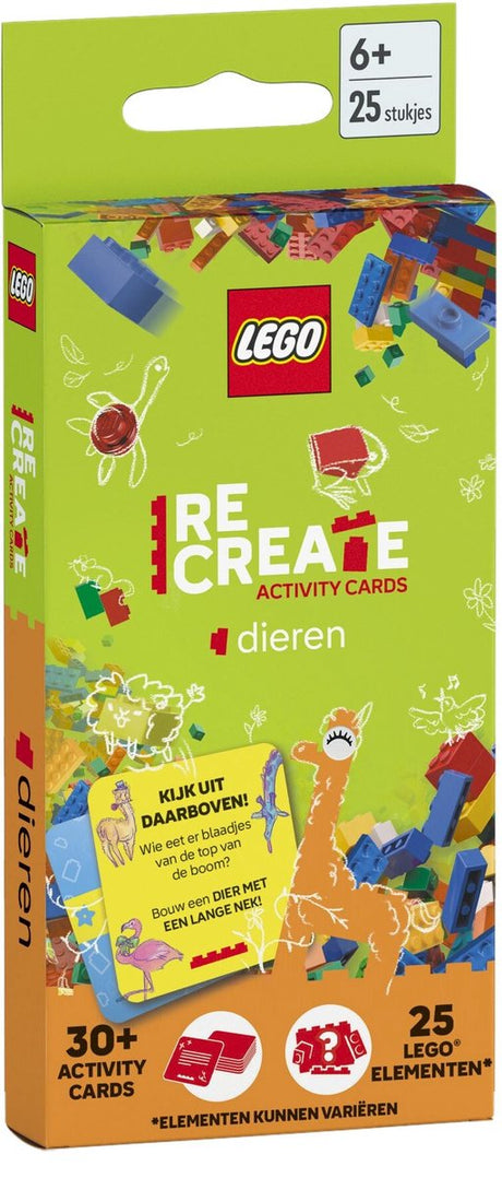 Lego stellt Aktivitätskarten mit Tieren nach