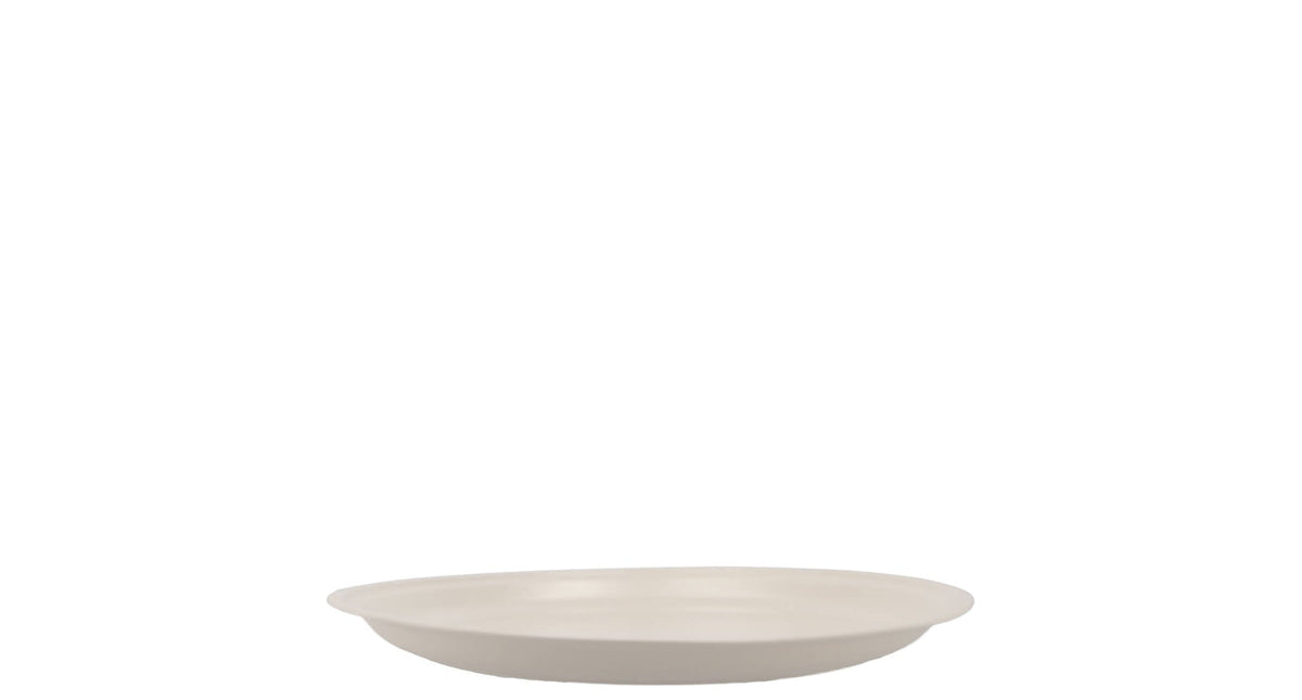 Schaal zinc basic grey plate d26 h2 cm