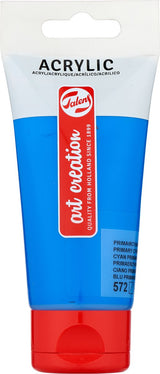 Talens Art Creation Acrylfarbe, Tube 75 ml, Primärcyan 572