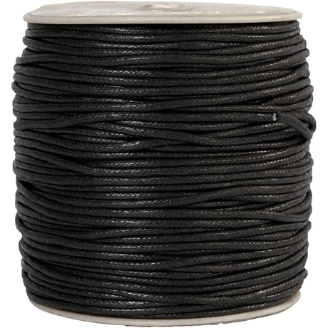 Creativ Company Baumwollkordel, Stärke 2 mm, schwarz, 100 m 1 Karton