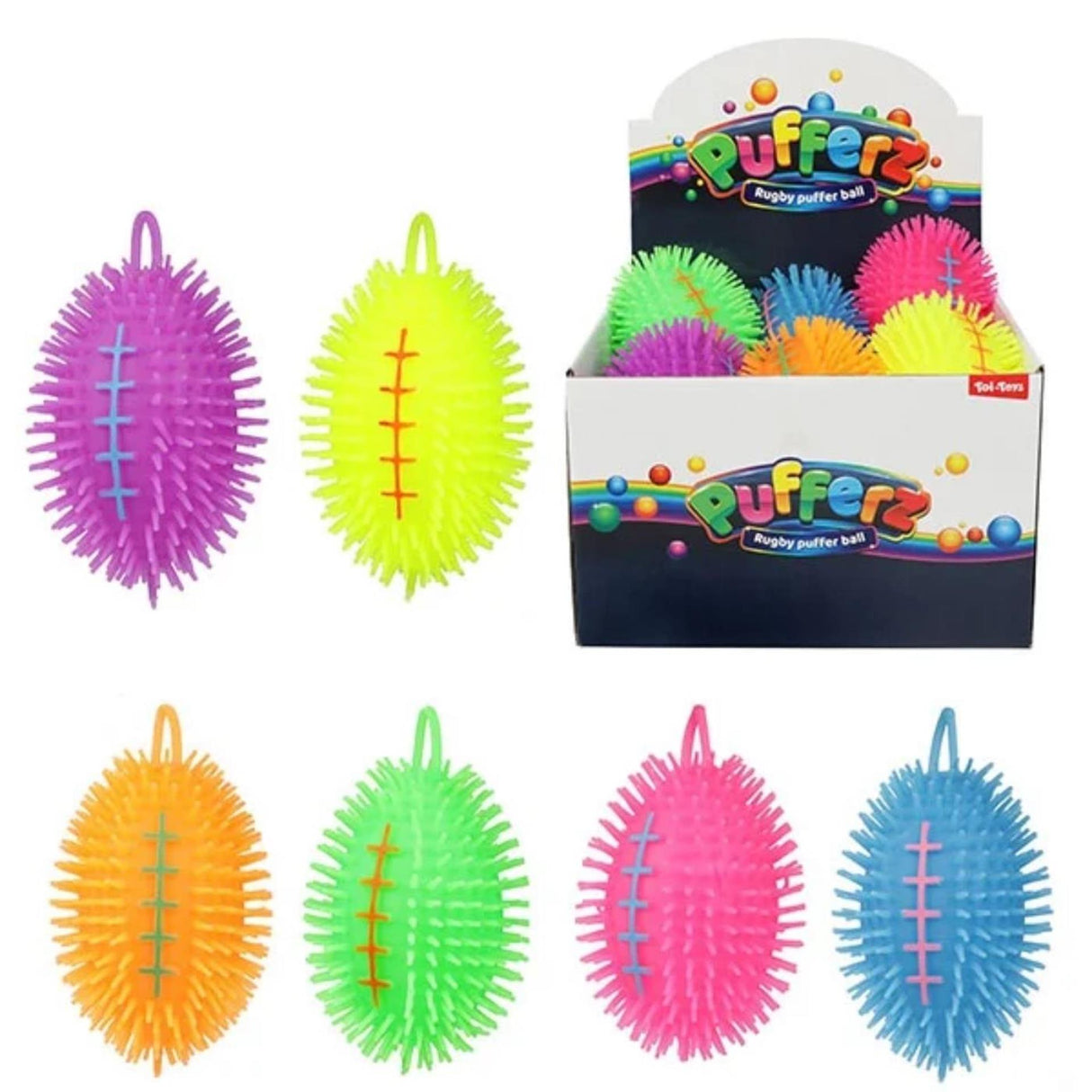 Toi-toys Toi Toys Pufferz Pufferball Rugby 14cm 75gr