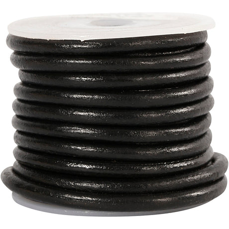 Creativ Company Lederband schwarz 5m
