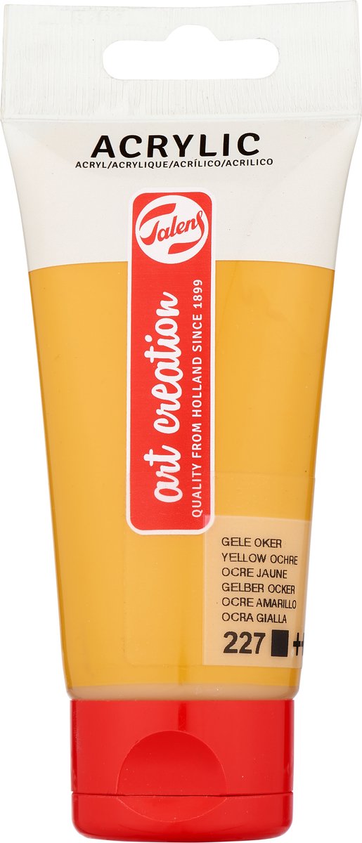 Talens Art Creation Acrylfarbe, Tube 75 ml, Ockergelb 227
