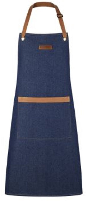Le creuset schort 80 x 70 cm textiel denim