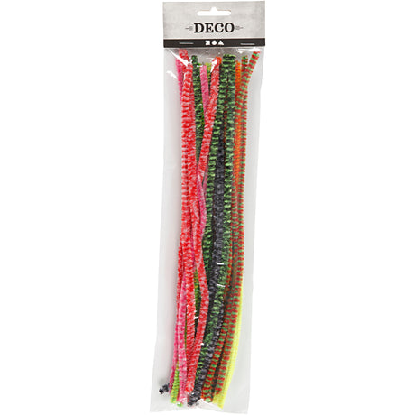 Kreativunternehmen https: www.cchobby.nl chenille-striped-l-30-cm-thickness-6-mm-diverse-colours-30-div-1-box