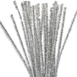 Kreativunternehmen https: www.cchobby.nl chenille-l-30-cm-thickness-6-mm-glitter-silver-24-piece-1-box