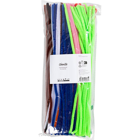Kreativunternehmen https: www.cchobby.nl chenille-l-30-cm-thickness-6-mm-diverse-colours-200-div-1-doos