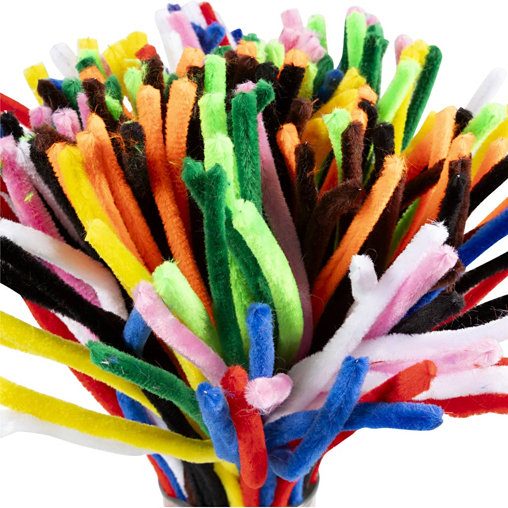 Kreativunternehmen https: www.cchobby.nl chenille-l-30-cm-thickness-9-mm-diverse-colours-200-div-1-doos