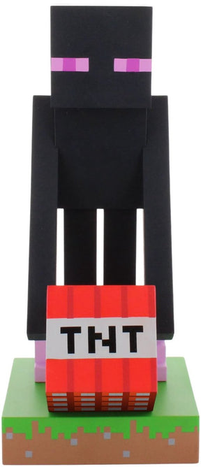 Cableguys minecraft - enderman - figurine standaard voor telefoon | controller | oplaadcase (cable guys original)